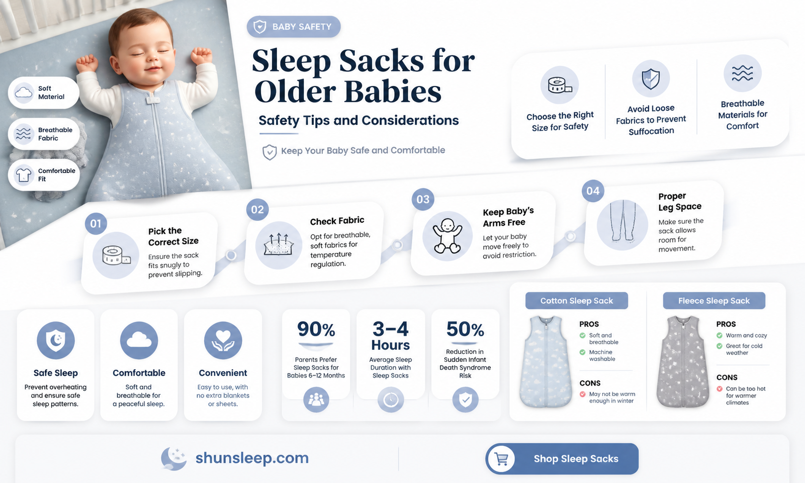 are sleep sacks safe for older babies
