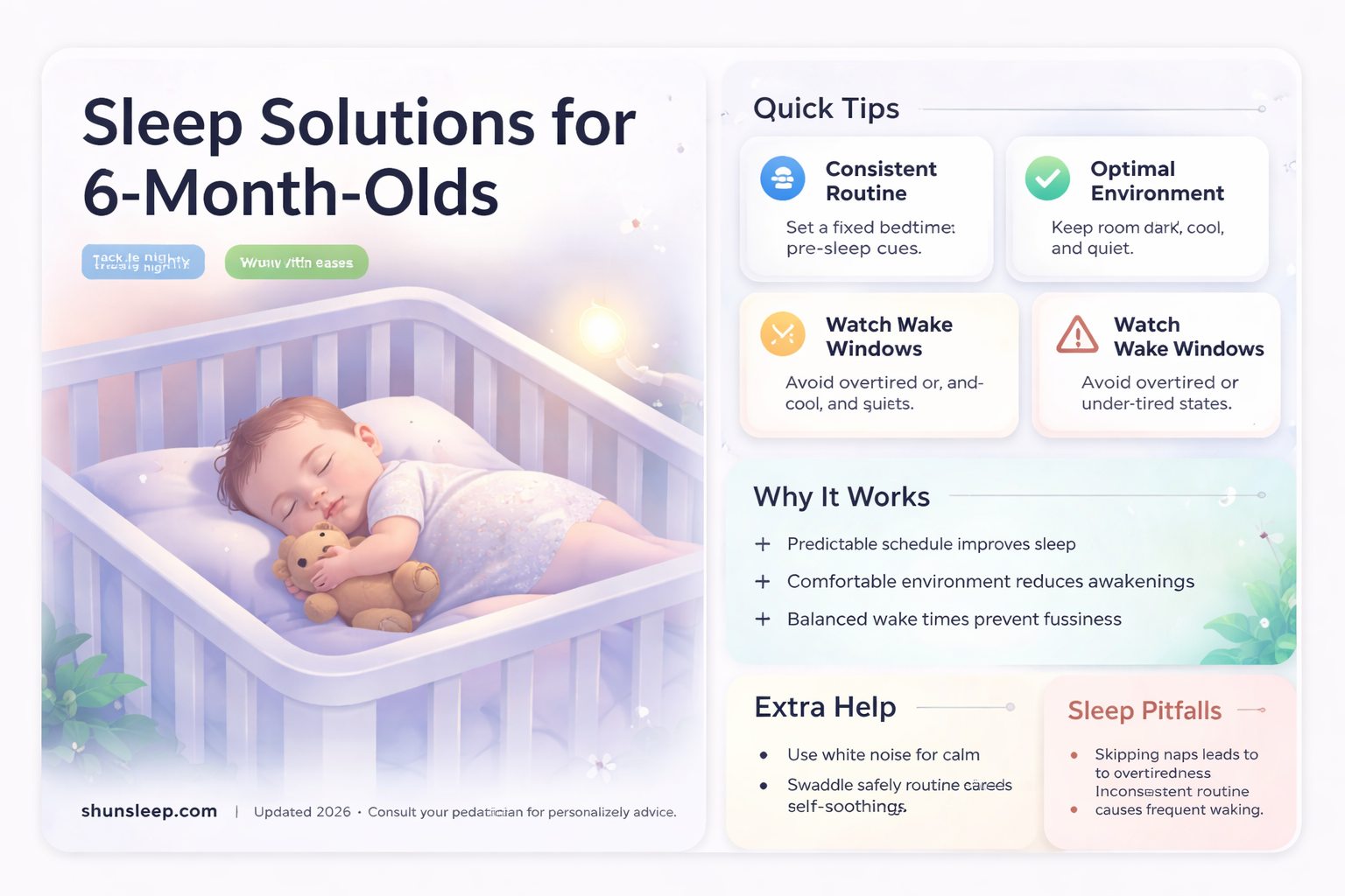 can a 6 month old have sleep problems