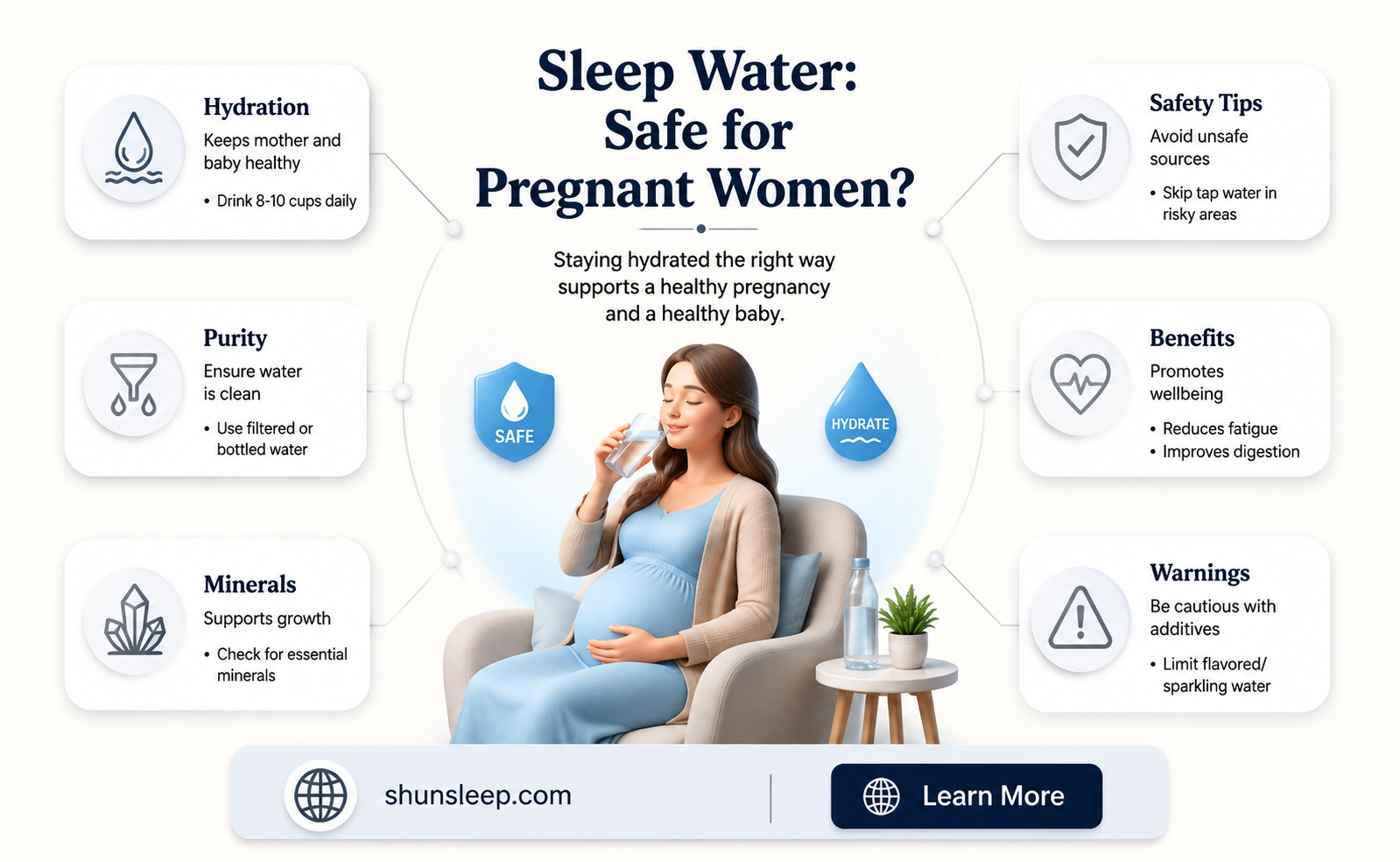 can a pregnant woman take sleep water