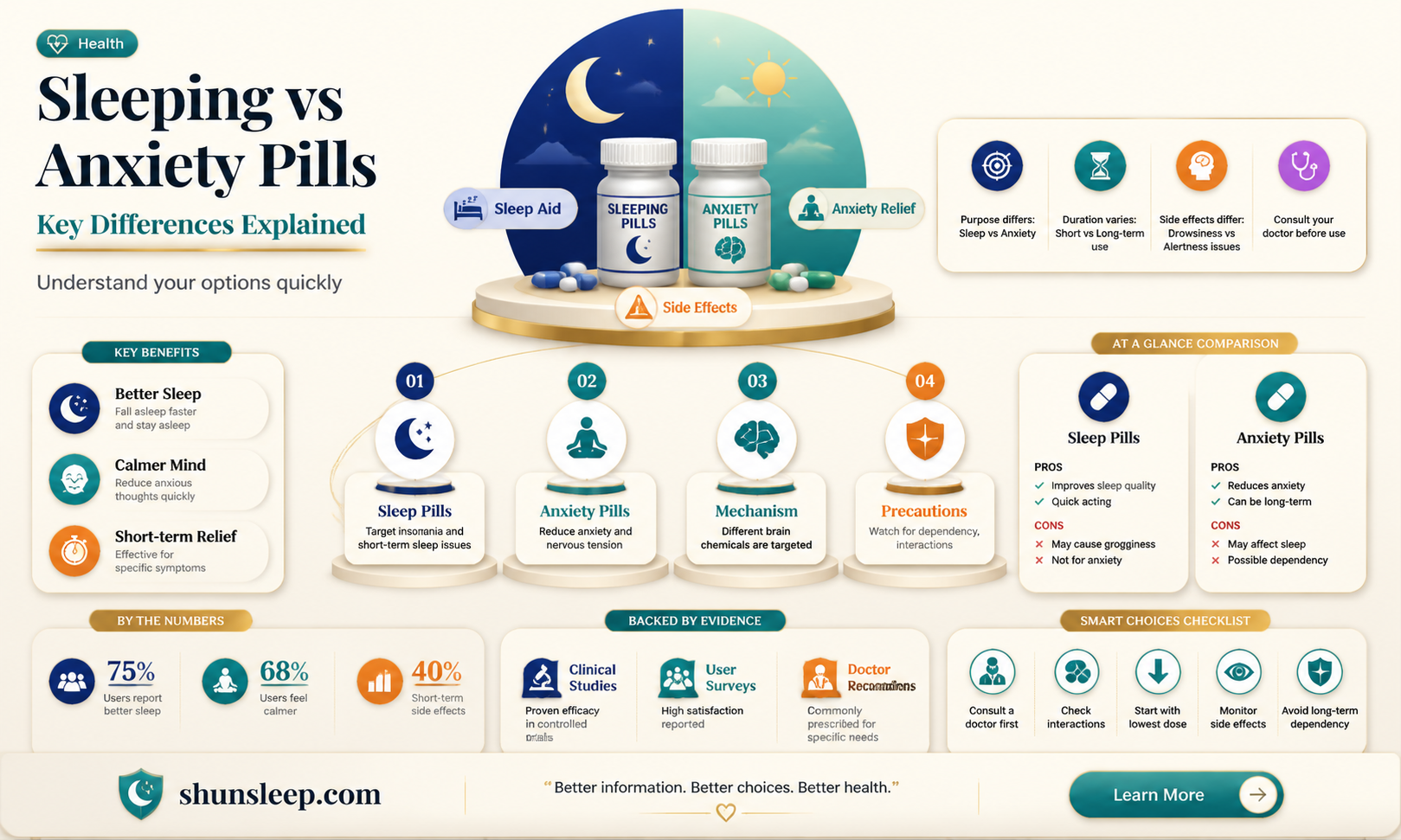 are sleeping and anit anxiety pills same