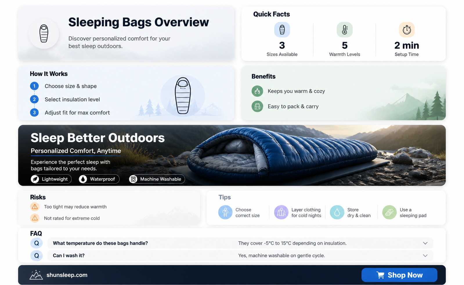 are sleeping bags personal