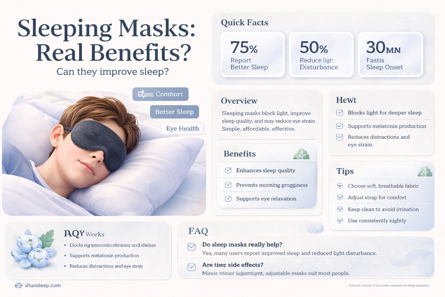 are there any benefits to using a sleeping mask