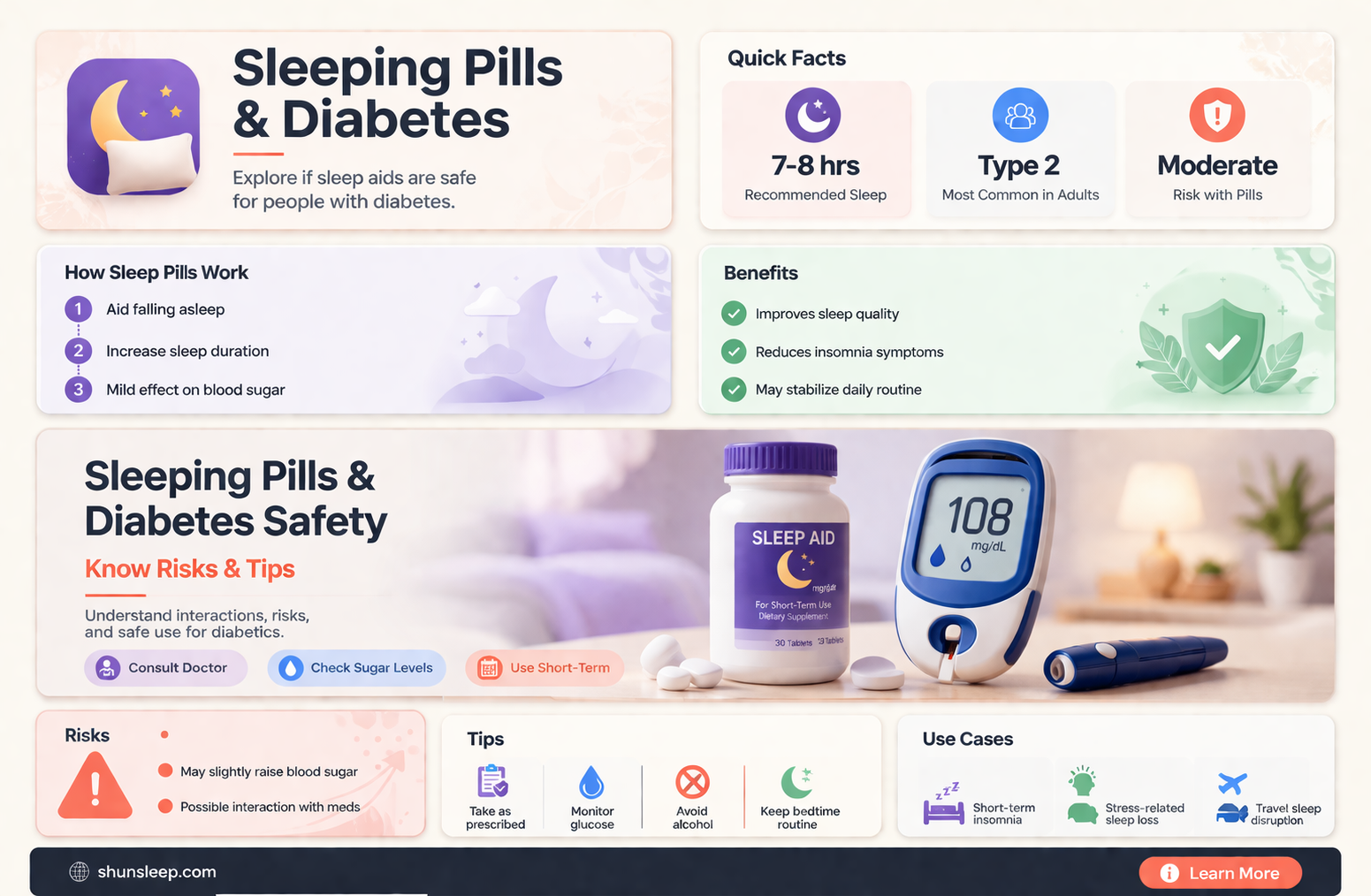 are sleeping pills safe for diabetics