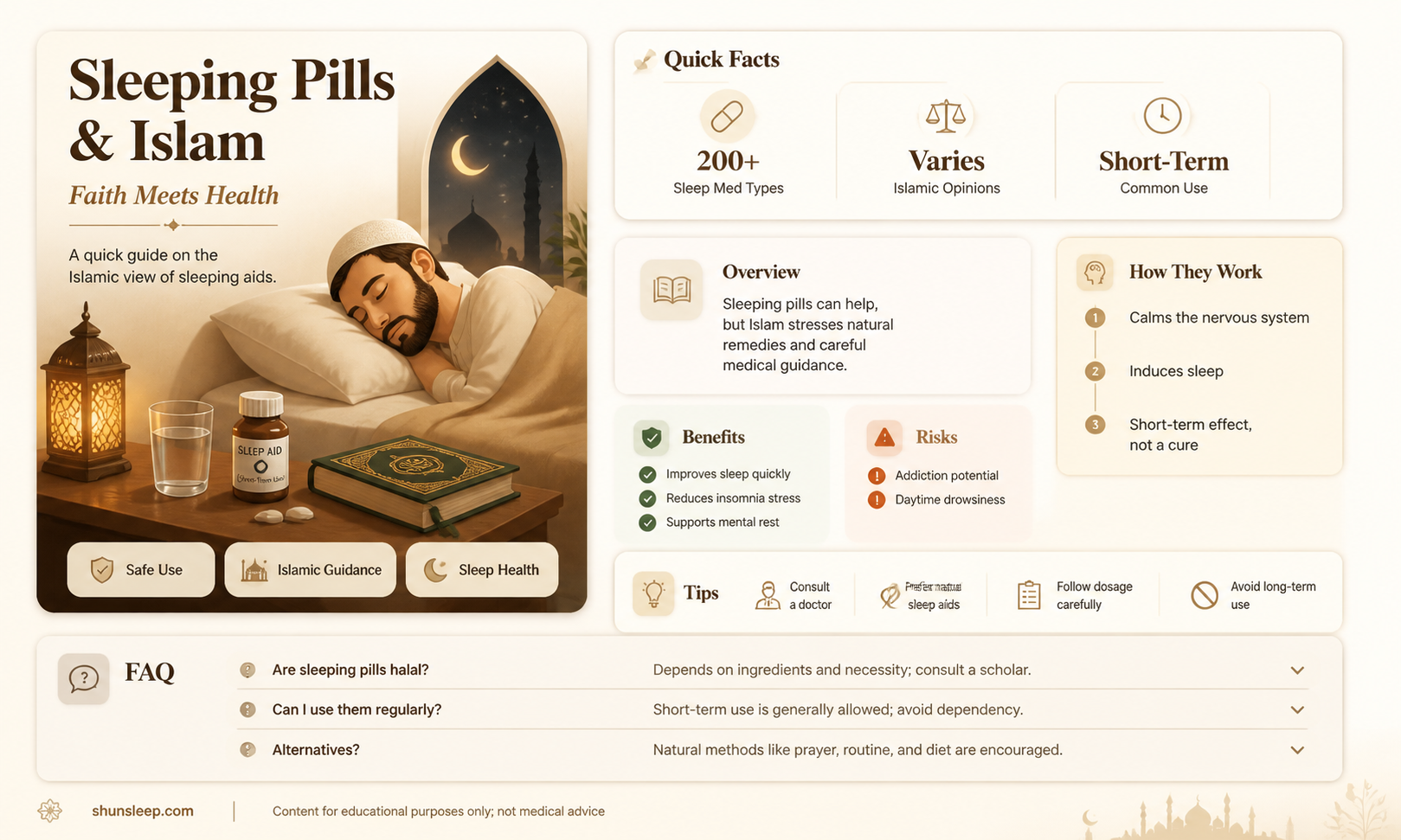 are sleeping pills haram