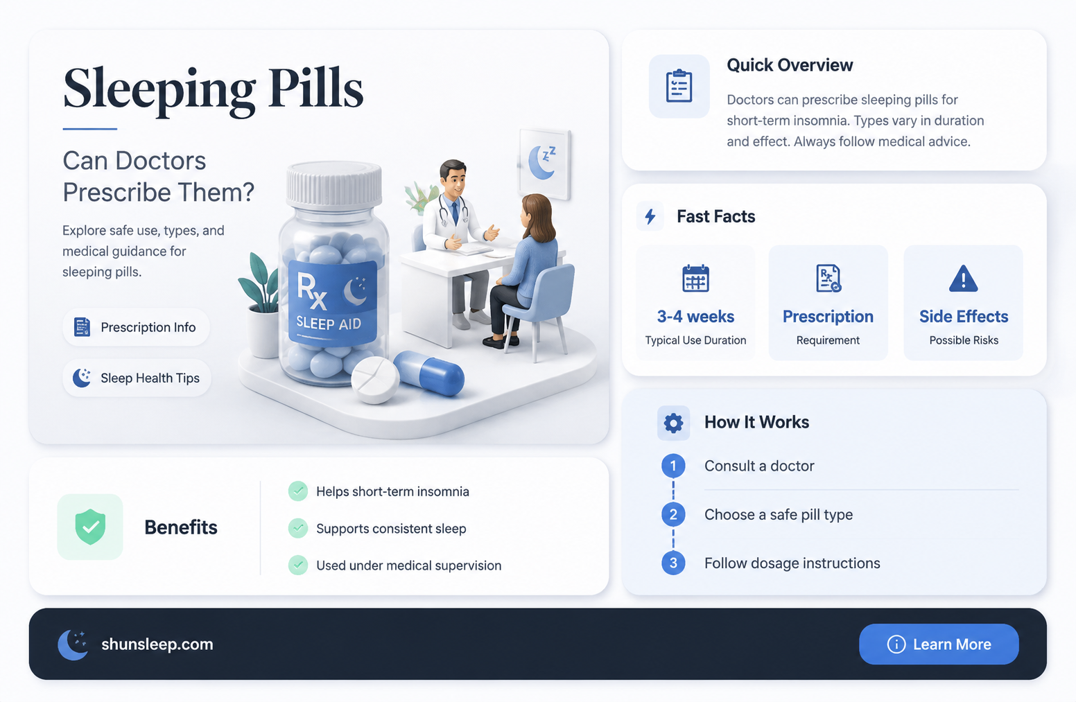 can a doctor prescribe sleeping pills