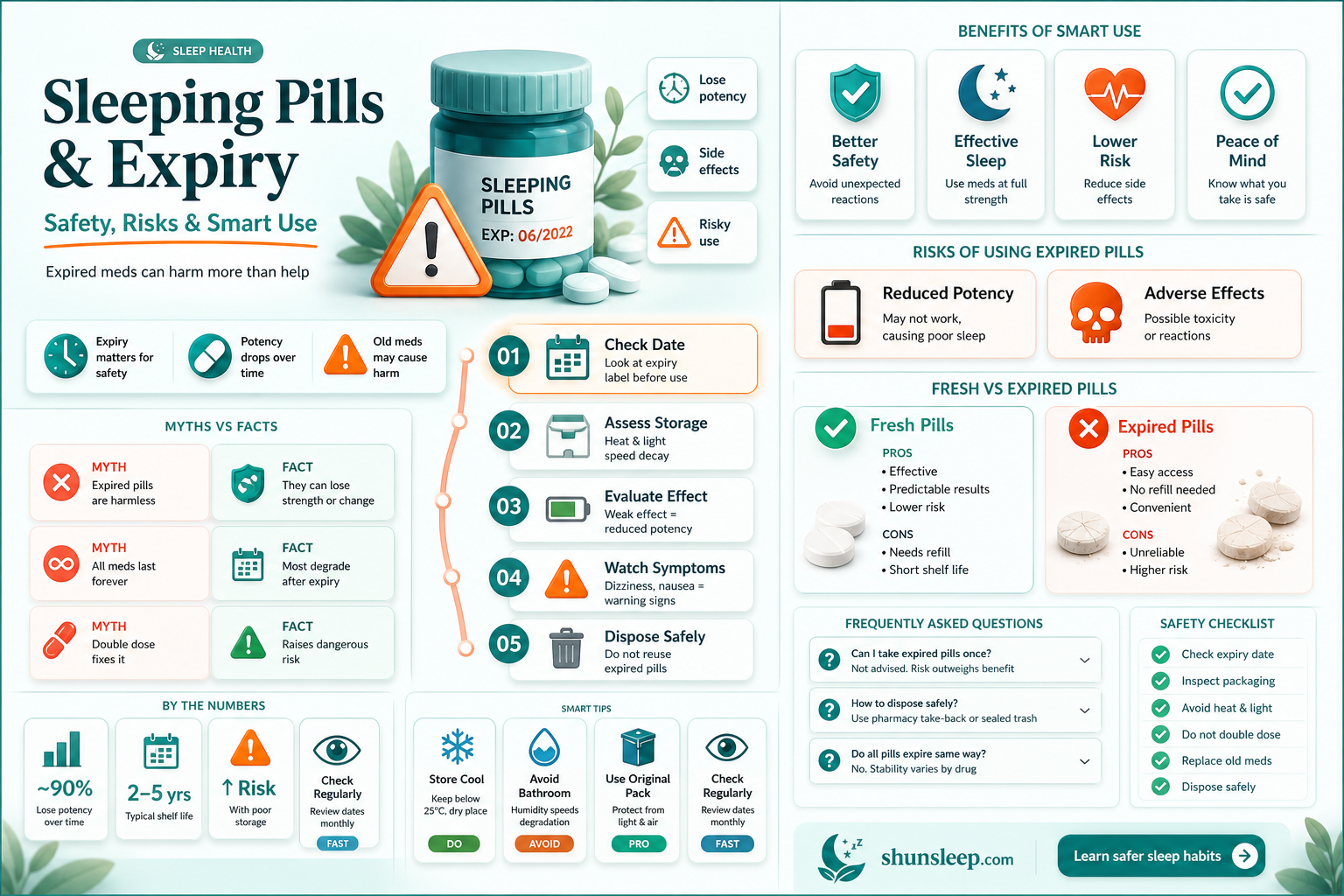 are expired sleeping pills dangerous