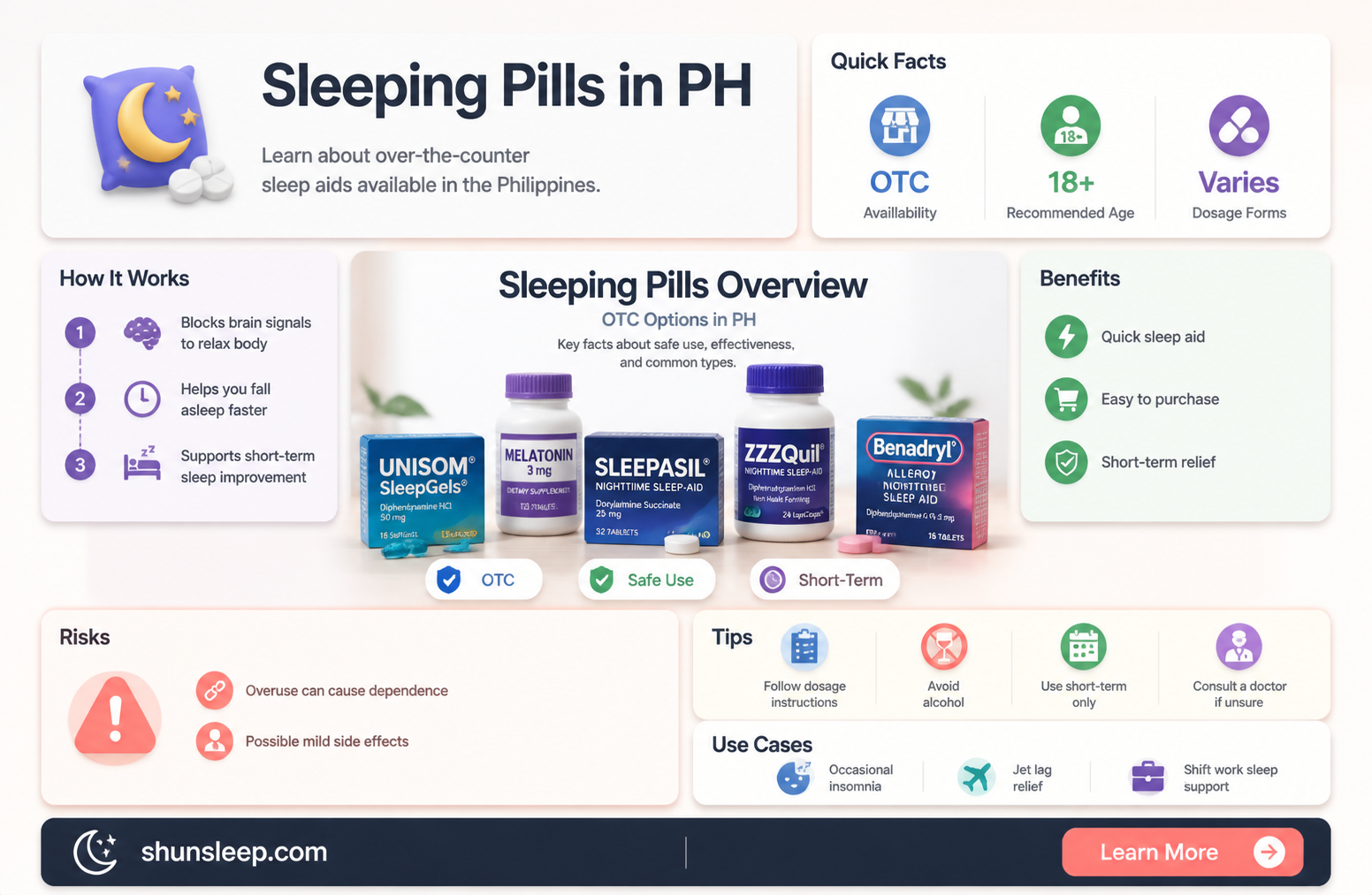are sleeping pills over the counter philippines