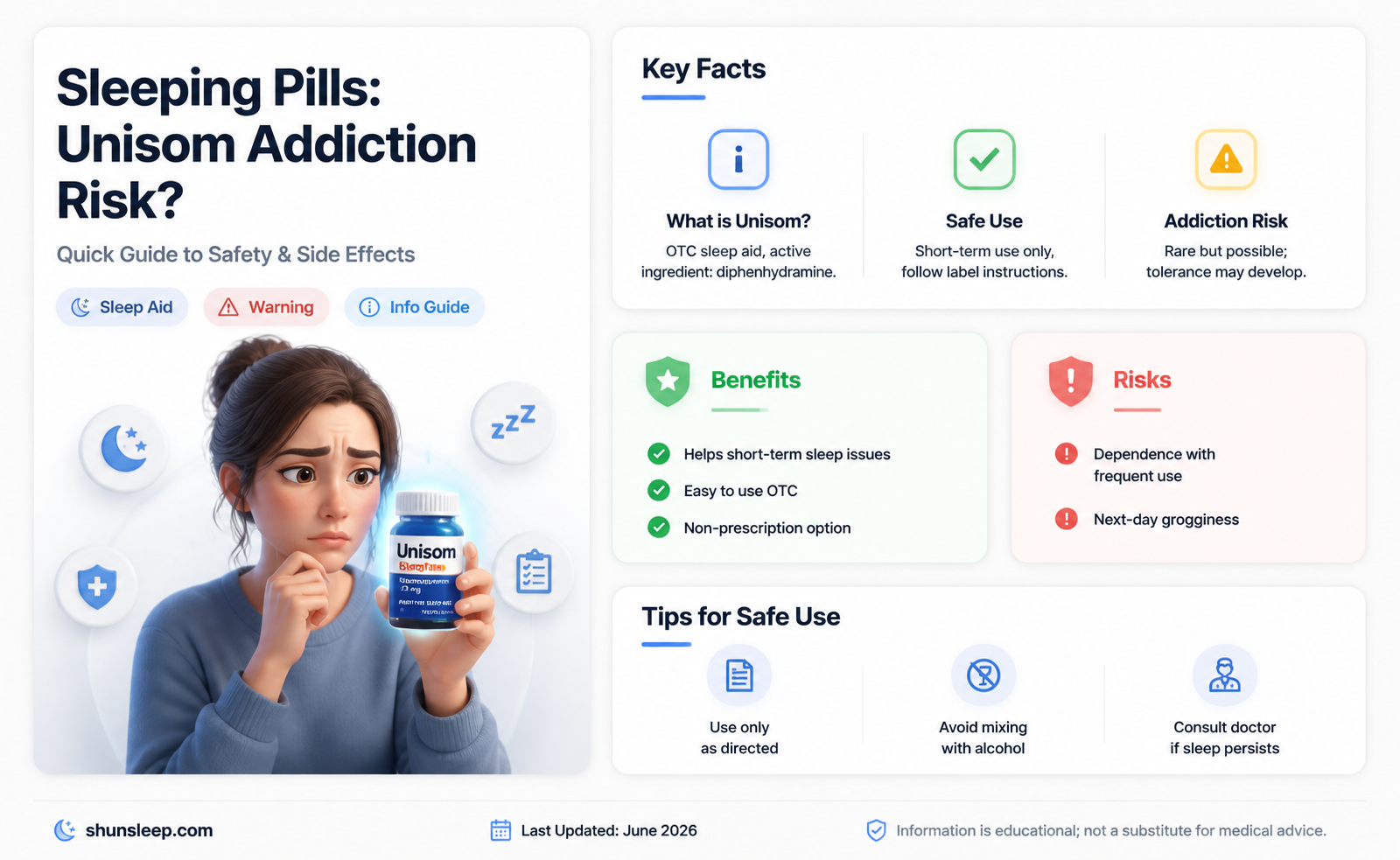 are unisom sleeping pills addictive