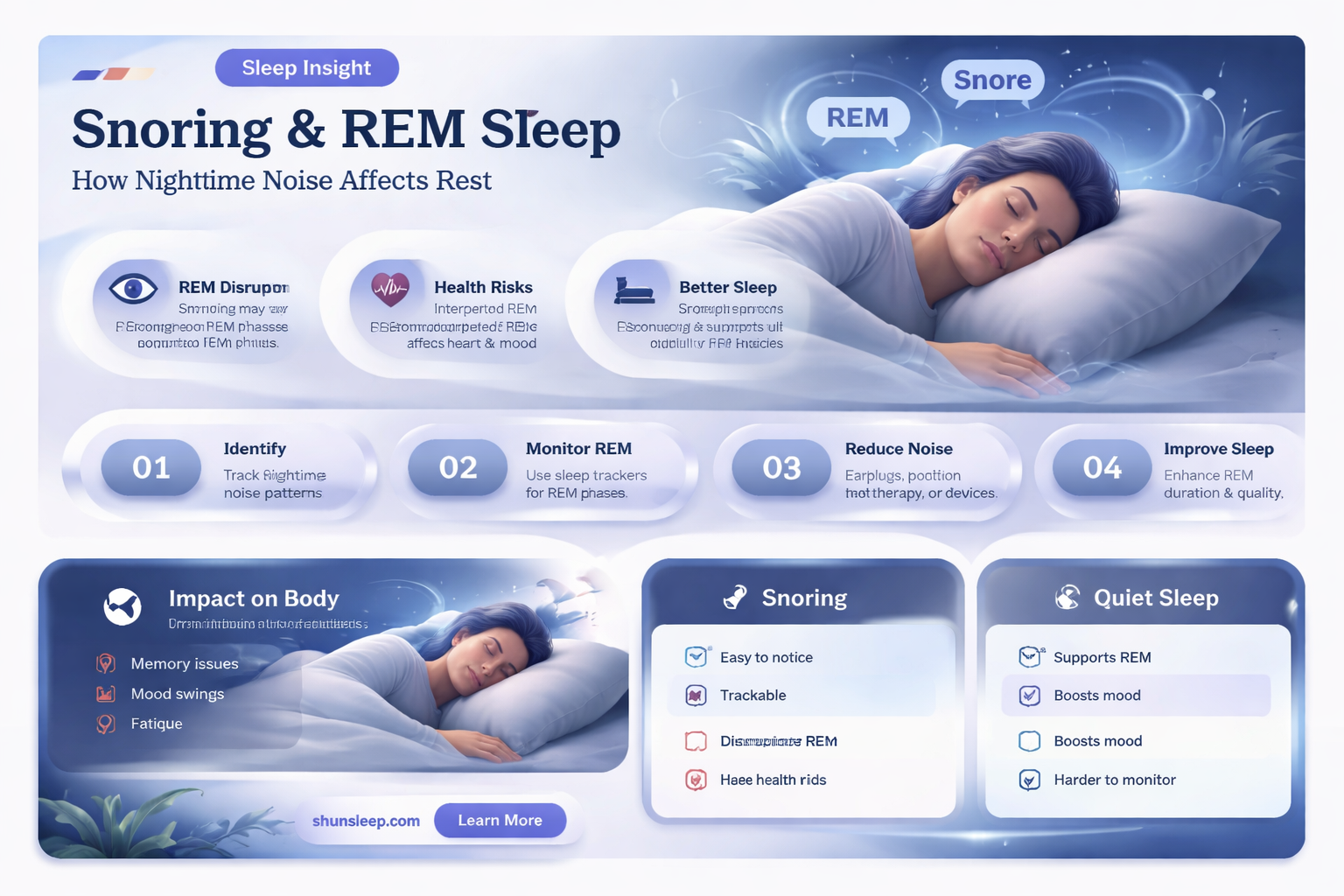 are snoring and rem sleep correlated