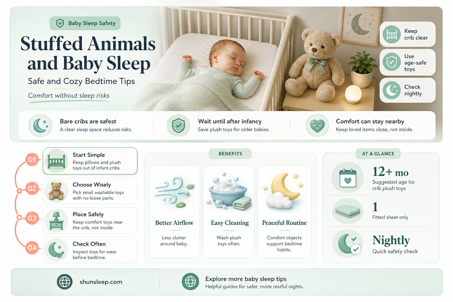 can babies sleep with a stuffed animal