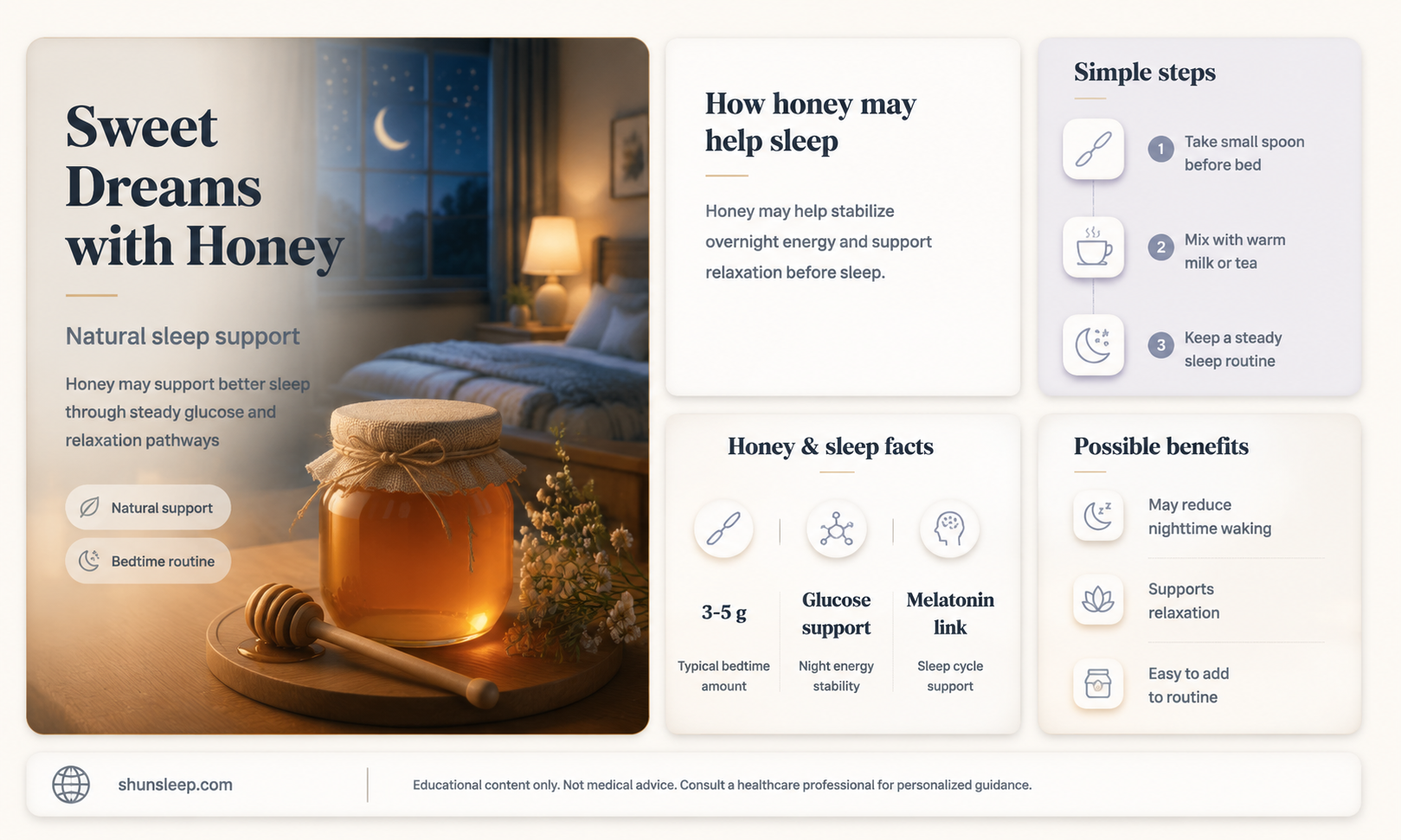 can eating honey help you sleep