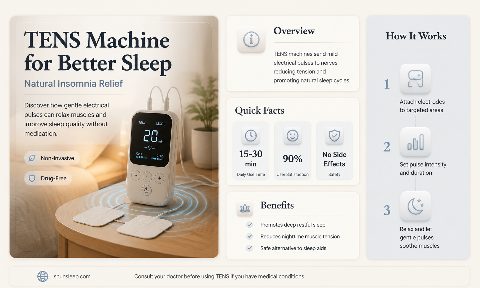 can a tens machine help you sleep