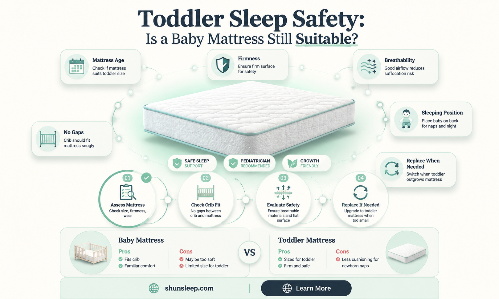 can a toddler sleep on a baby mattress