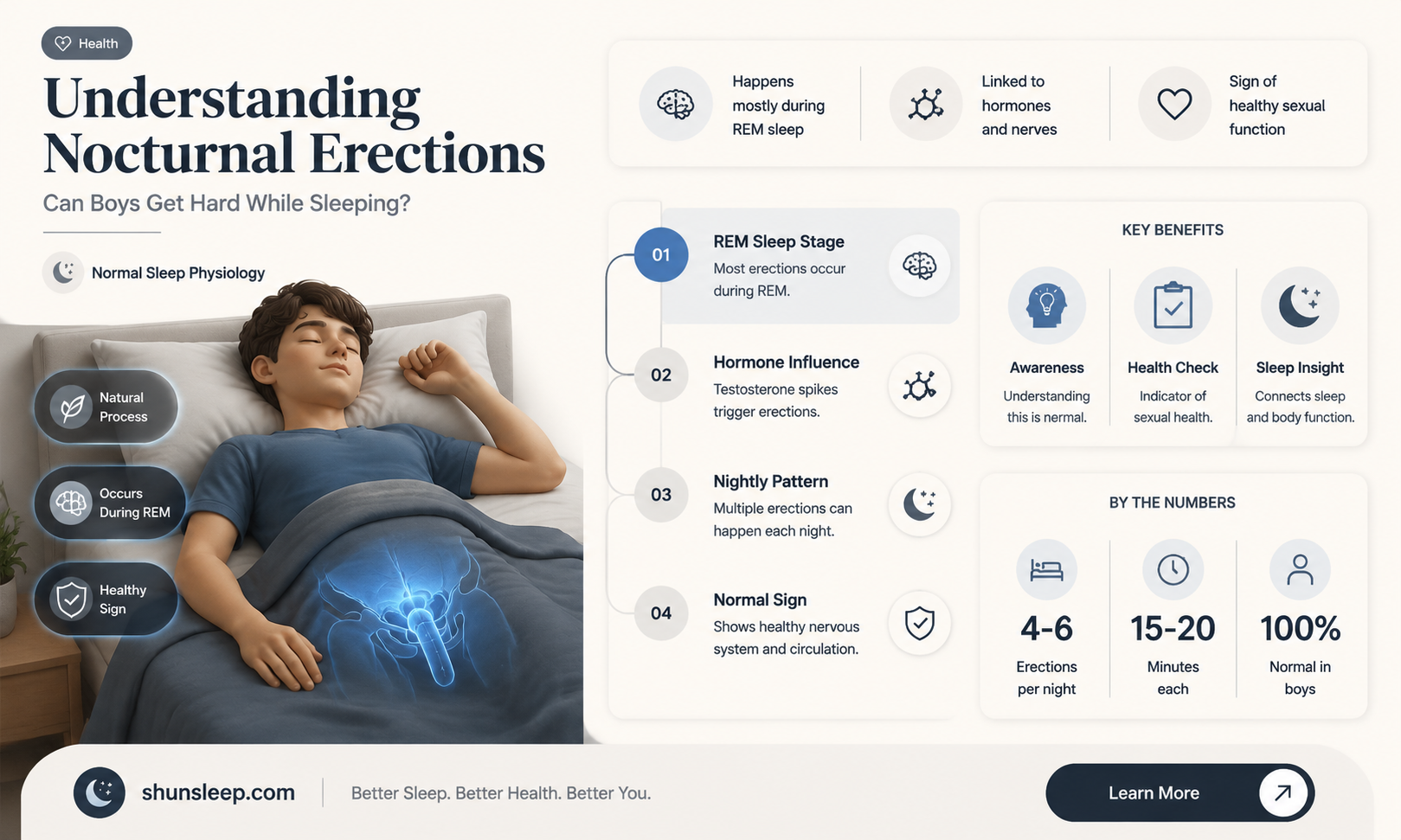 can a boy get hard while sleeping