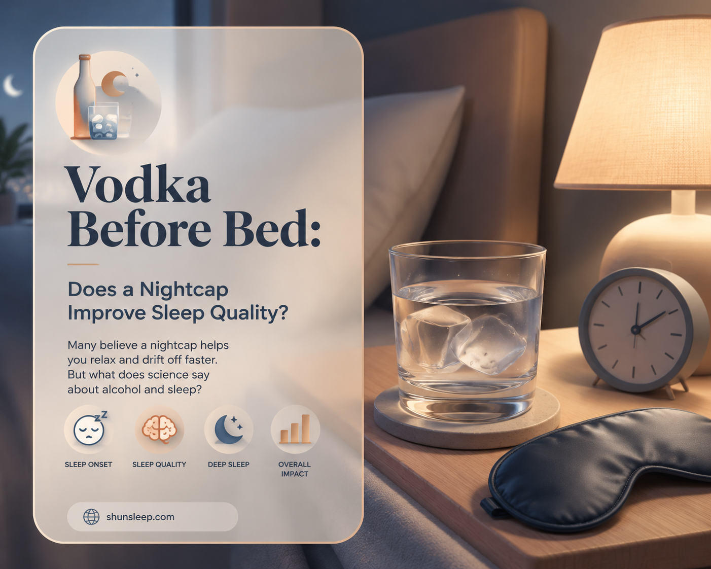 can a shot of vodka help you sleep