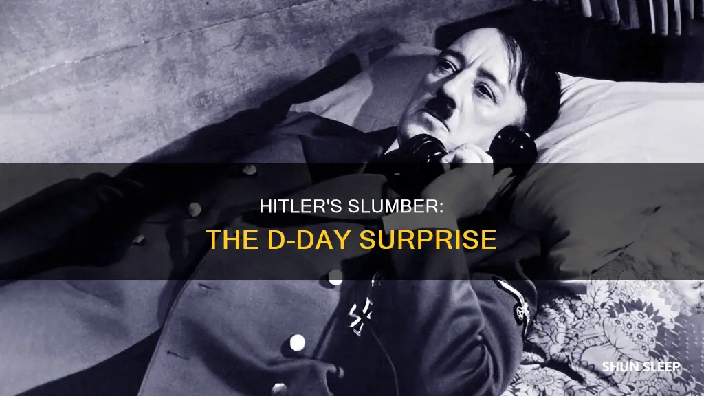 was hitler sleeping during d day