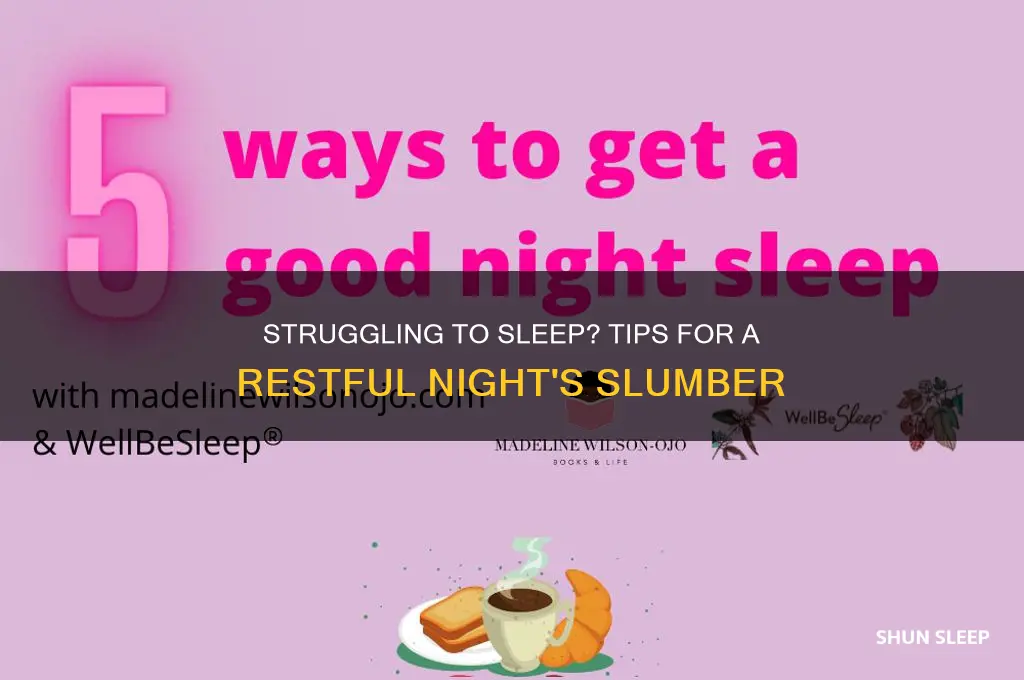 were you able to get some sleep