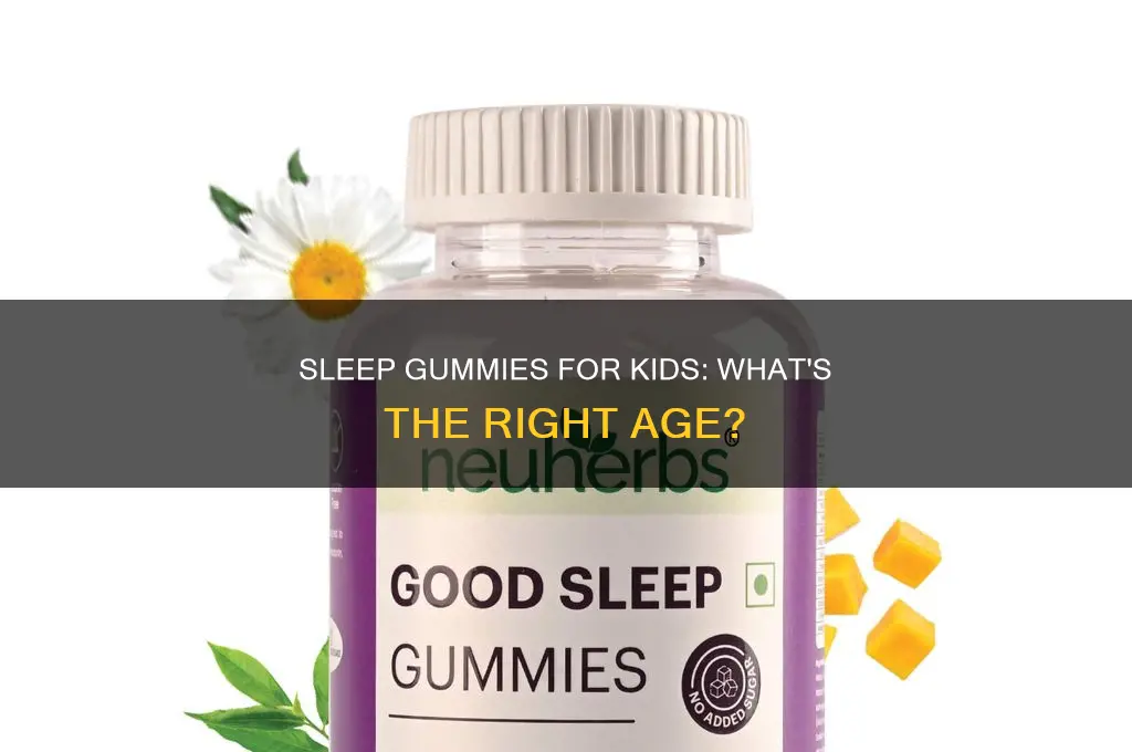 what age can take olly sleep gummies
