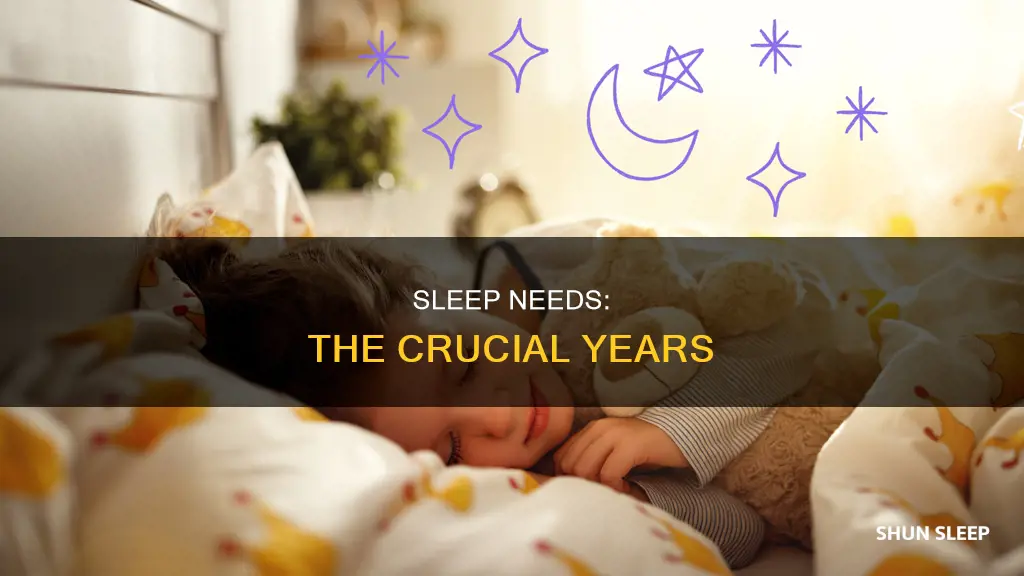 what age do you need the most sleep