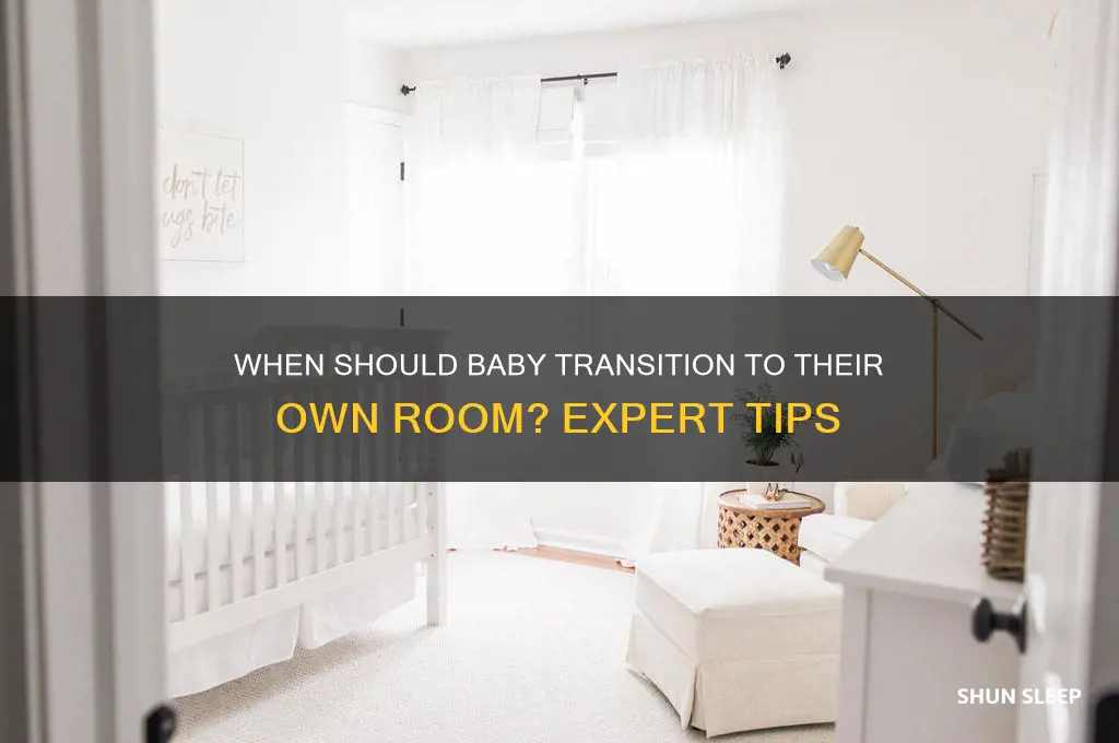 what age should baby get its own room to sleep
