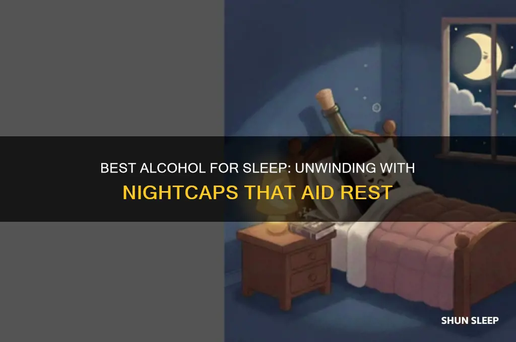what alcohol helps you sleep best