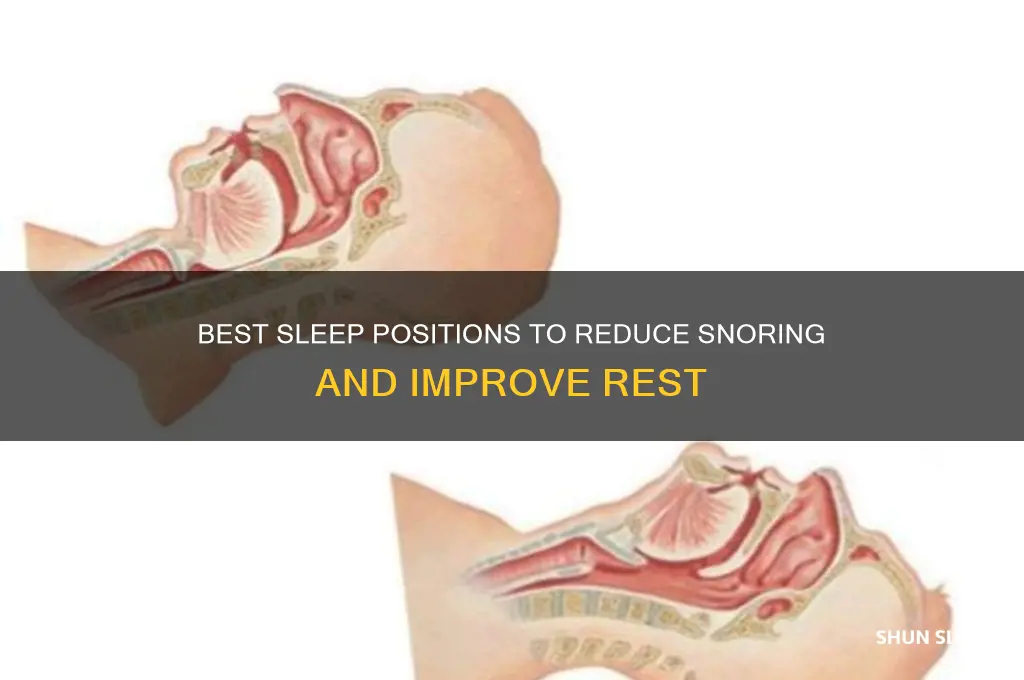 what angle should you sleep to help snoring