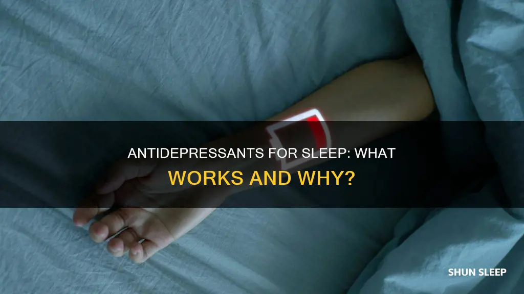 what antidepressants work for sleeping