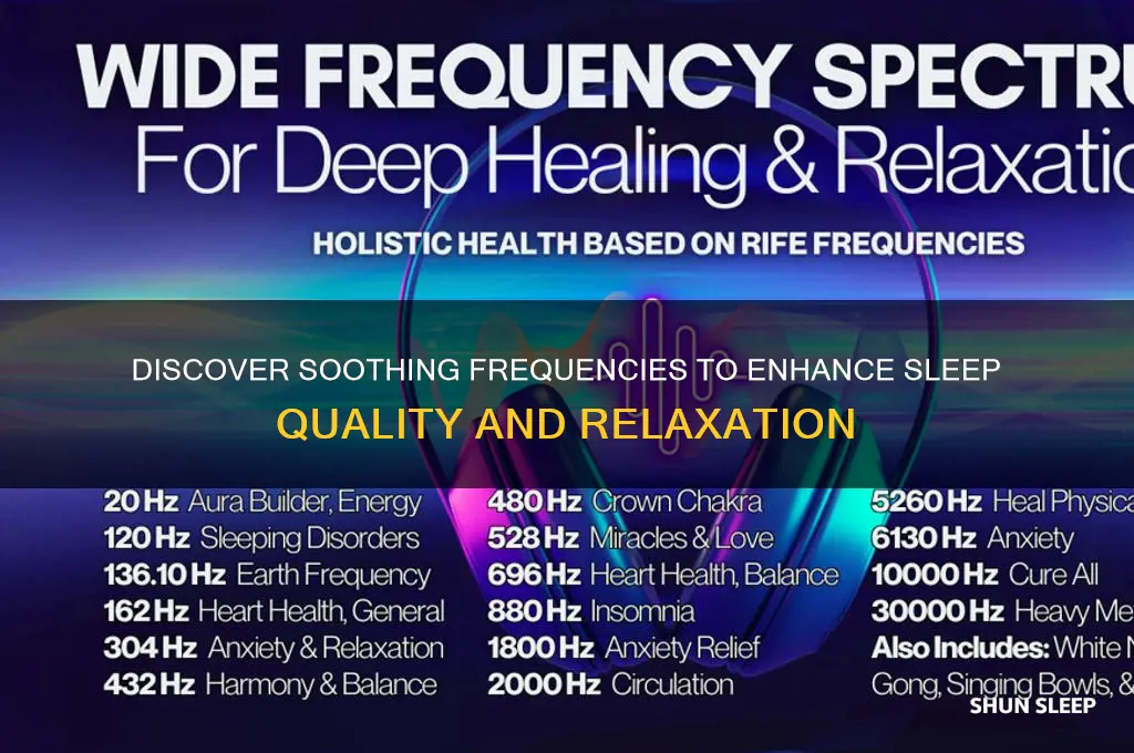 what are frequencies to help one sleep