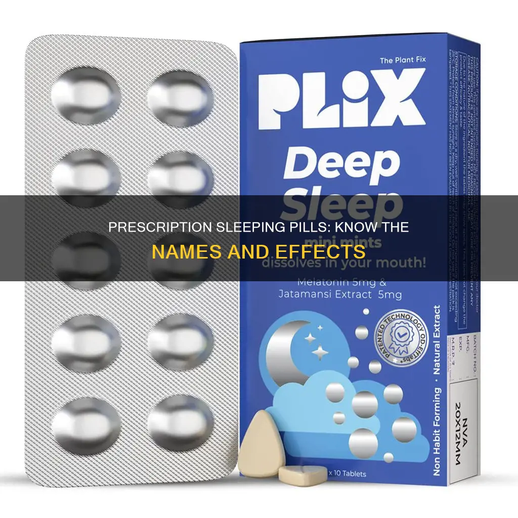 what are names of prescription sleeping pills