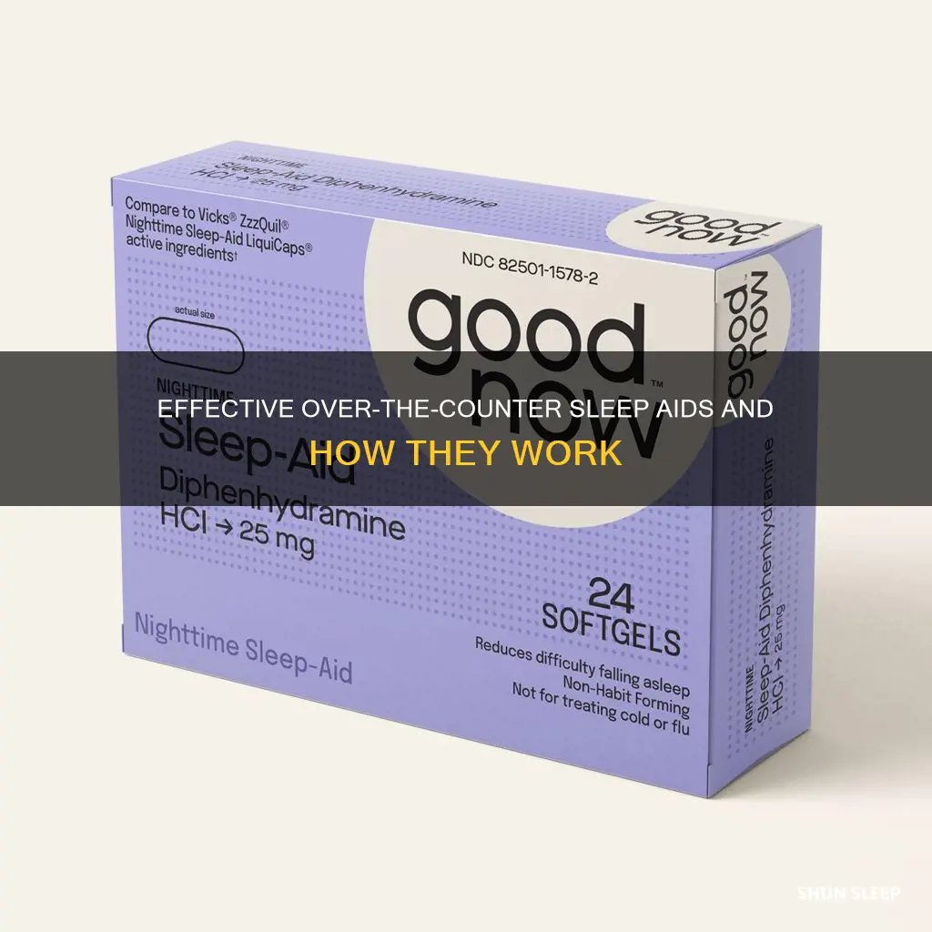 what are over the counter sleeping pills called