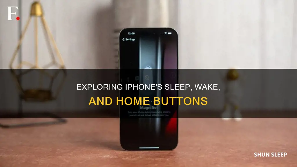 what are sleep wake and home buttons on iphone