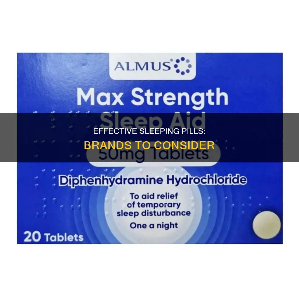 what are some brands of sleeping pills