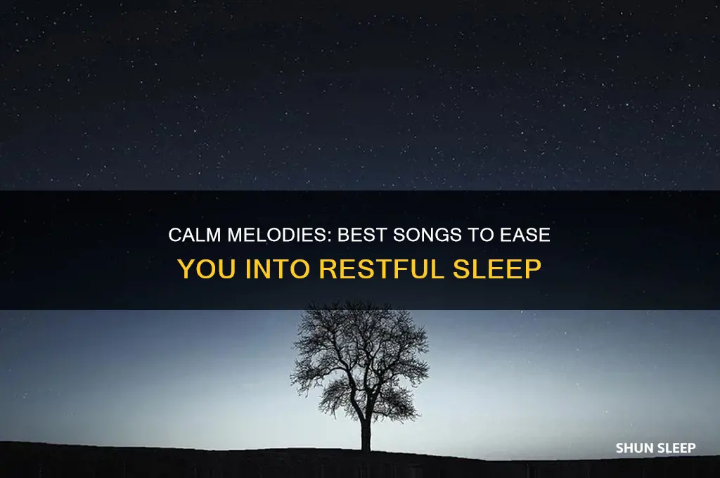 what are some good songs to help you sleep