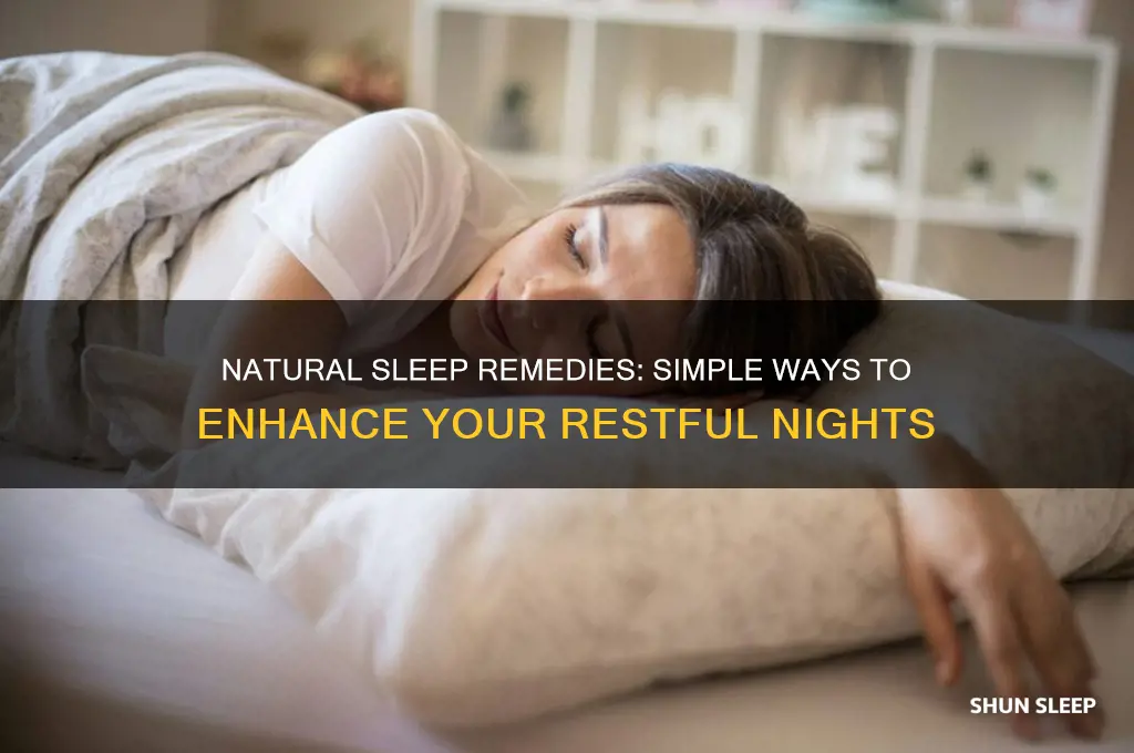 what are some natural things to help u sleep better