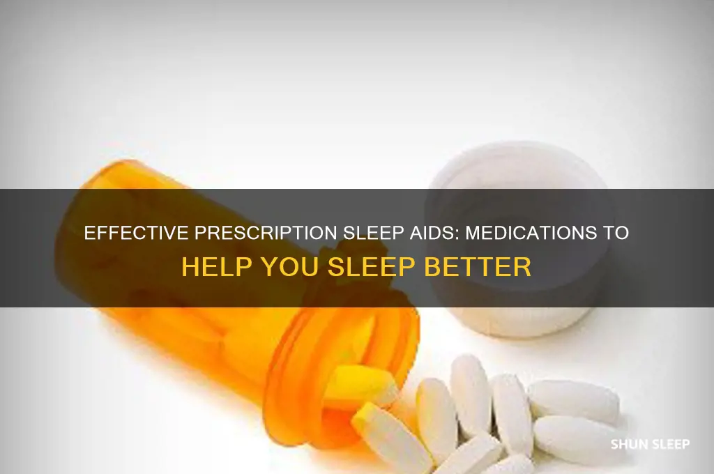 what are some perscription drugs that help with sleeping