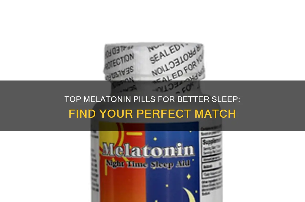 what are teh best melatonin pills to help fall sleep