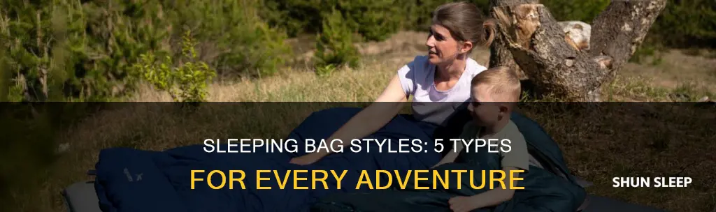 what are the 5 types of sleeping bags