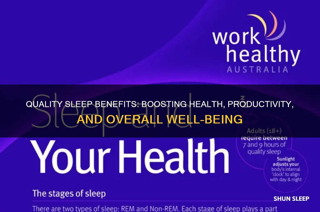 what are the advantages of getting enough quality sleep