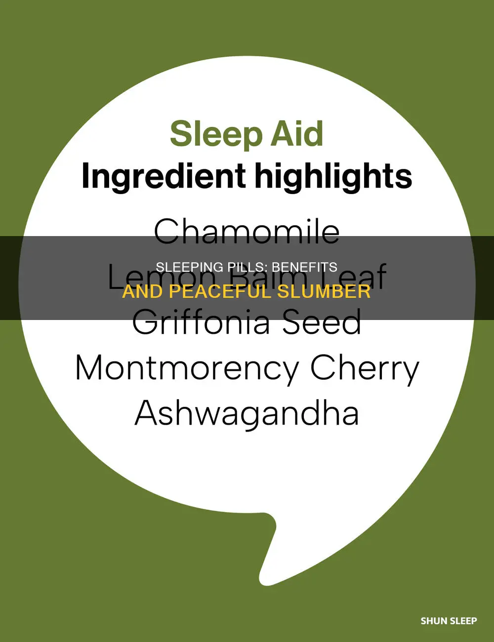 what are the benefits of taking sleeping pills