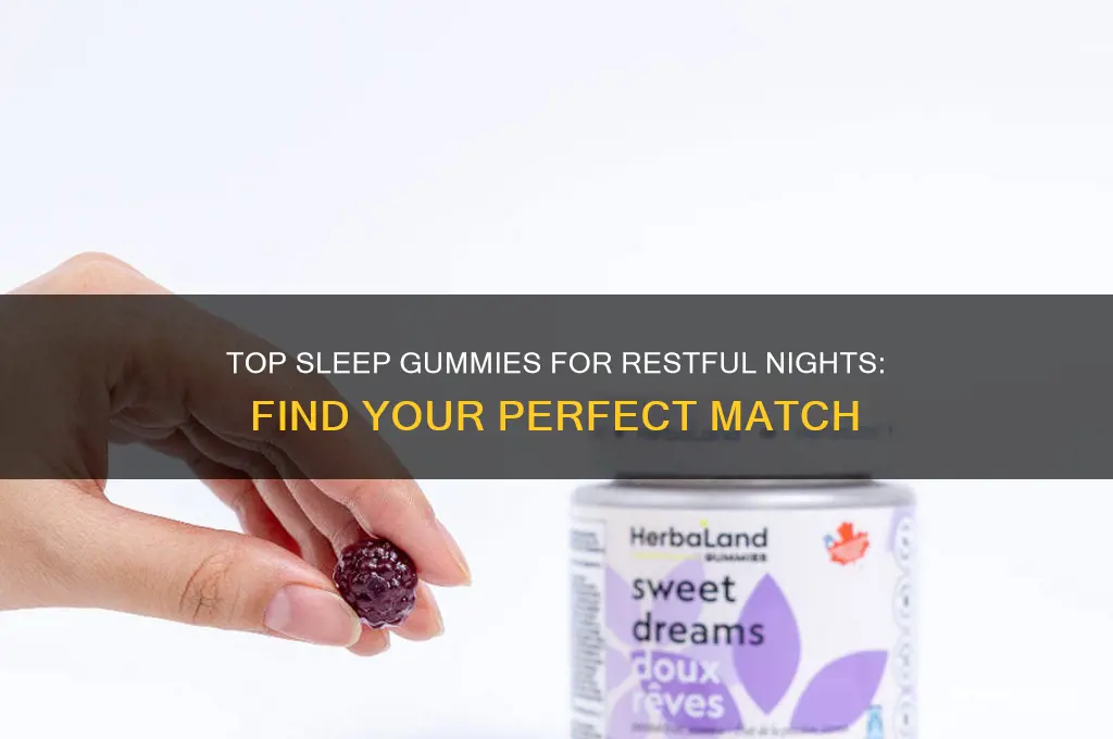 what are the best gummies to help you sleep
