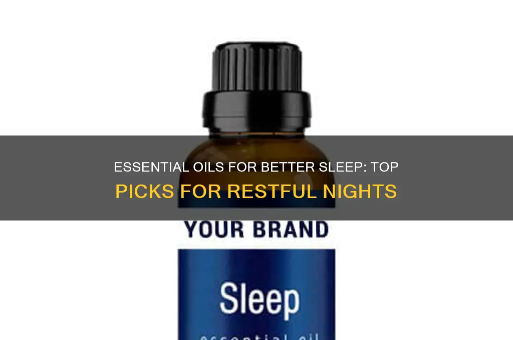 what are the best oils to help you sleep