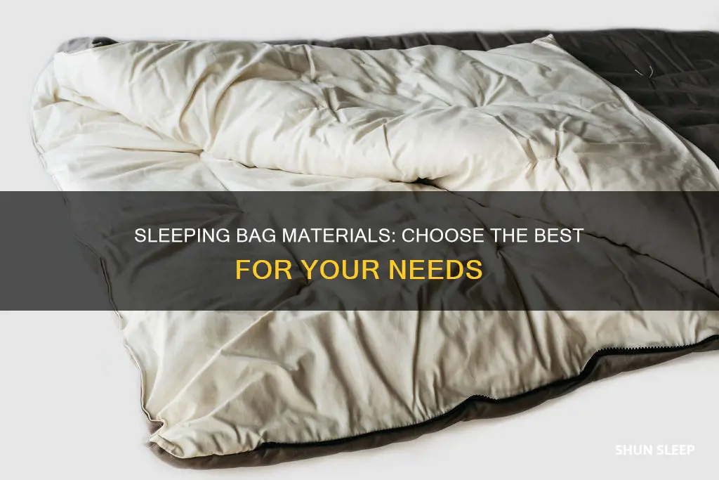 what are the best sleeping bag materials