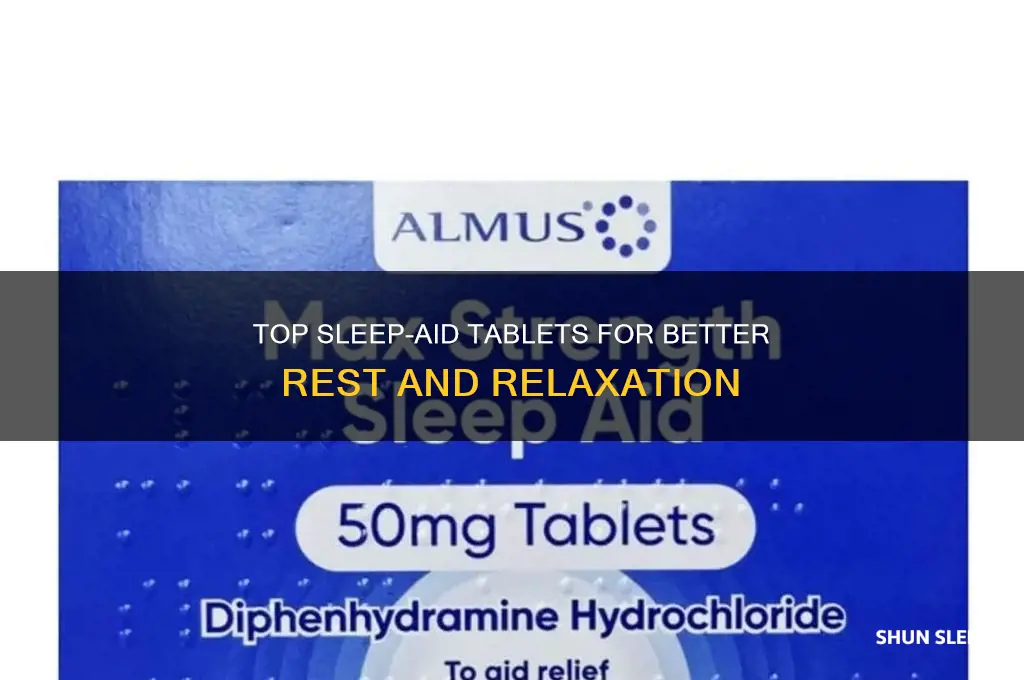 what are the best tablets to help you sleep
