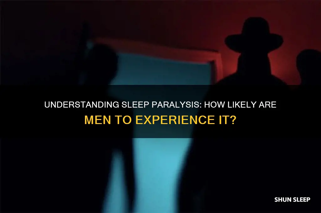 what are the chances a guy gets sleep paralysis