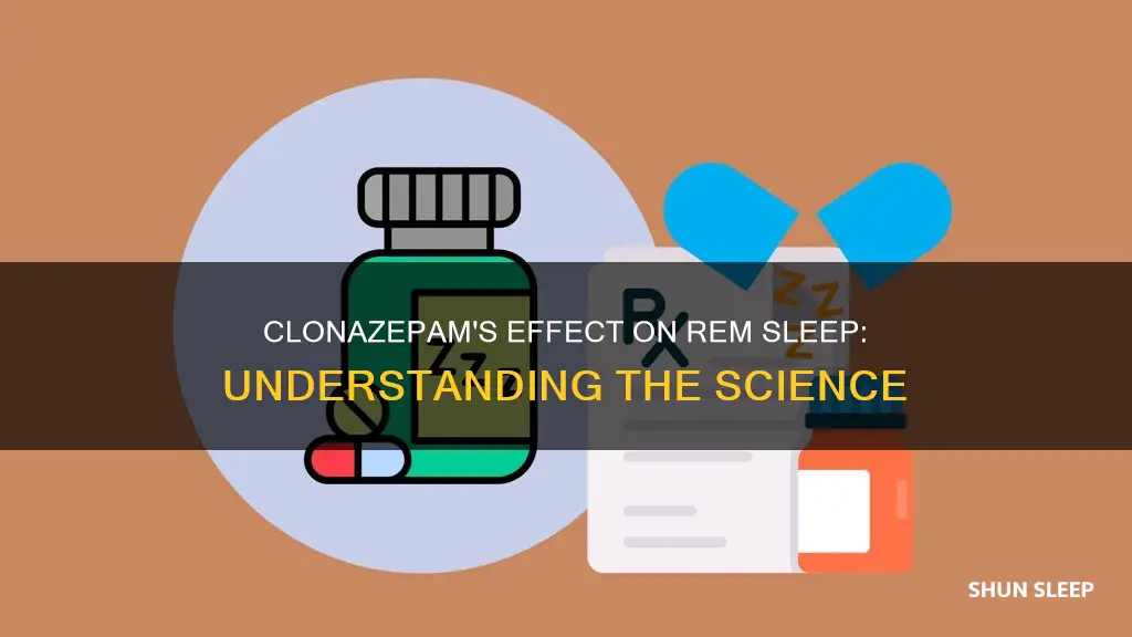 what are the effect does clonazepam have on rem sleep