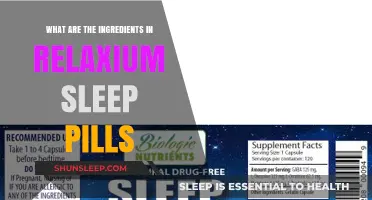 Relaxium Sleep Pills: Ingredients for a Good Night's Rest