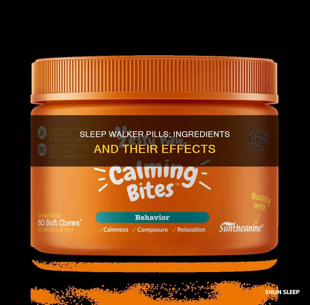 what are the ingredients in sleep walker pills