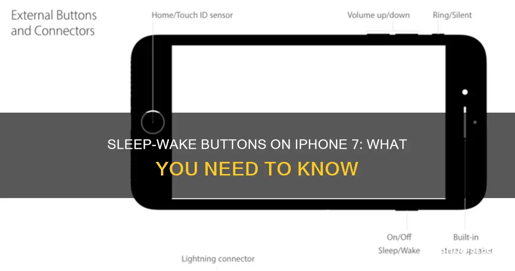 what are the sleep wake buttons on i phone 7