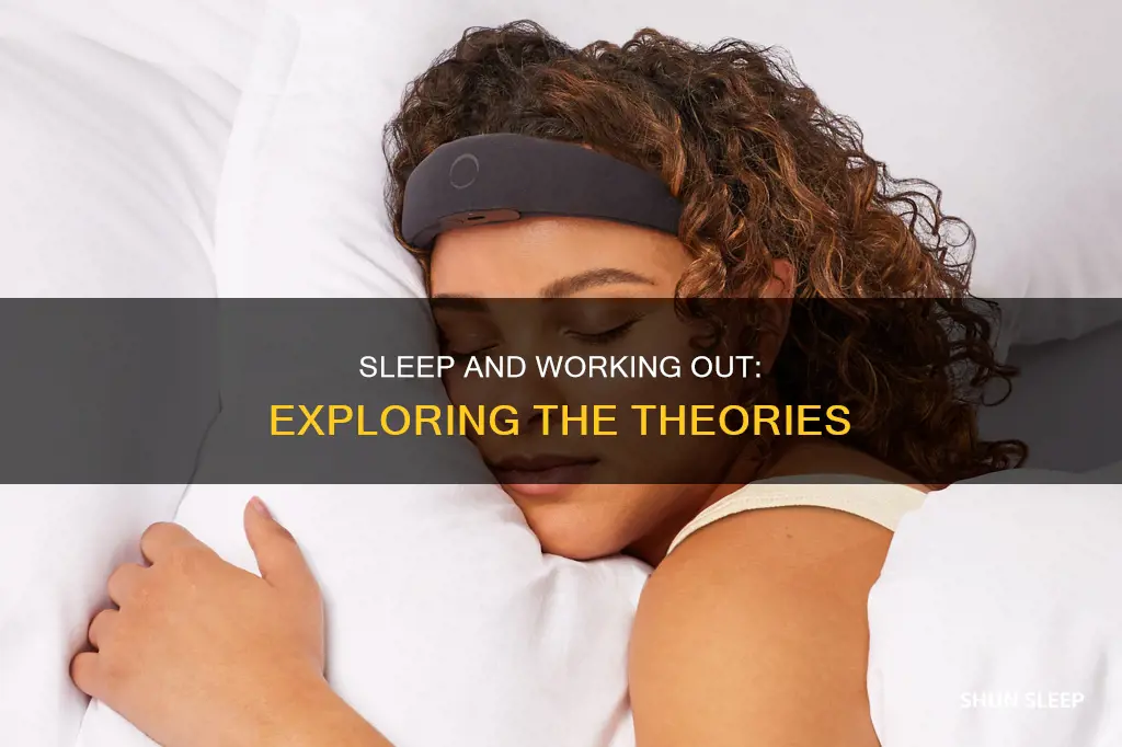 what are theories about sleep and working out