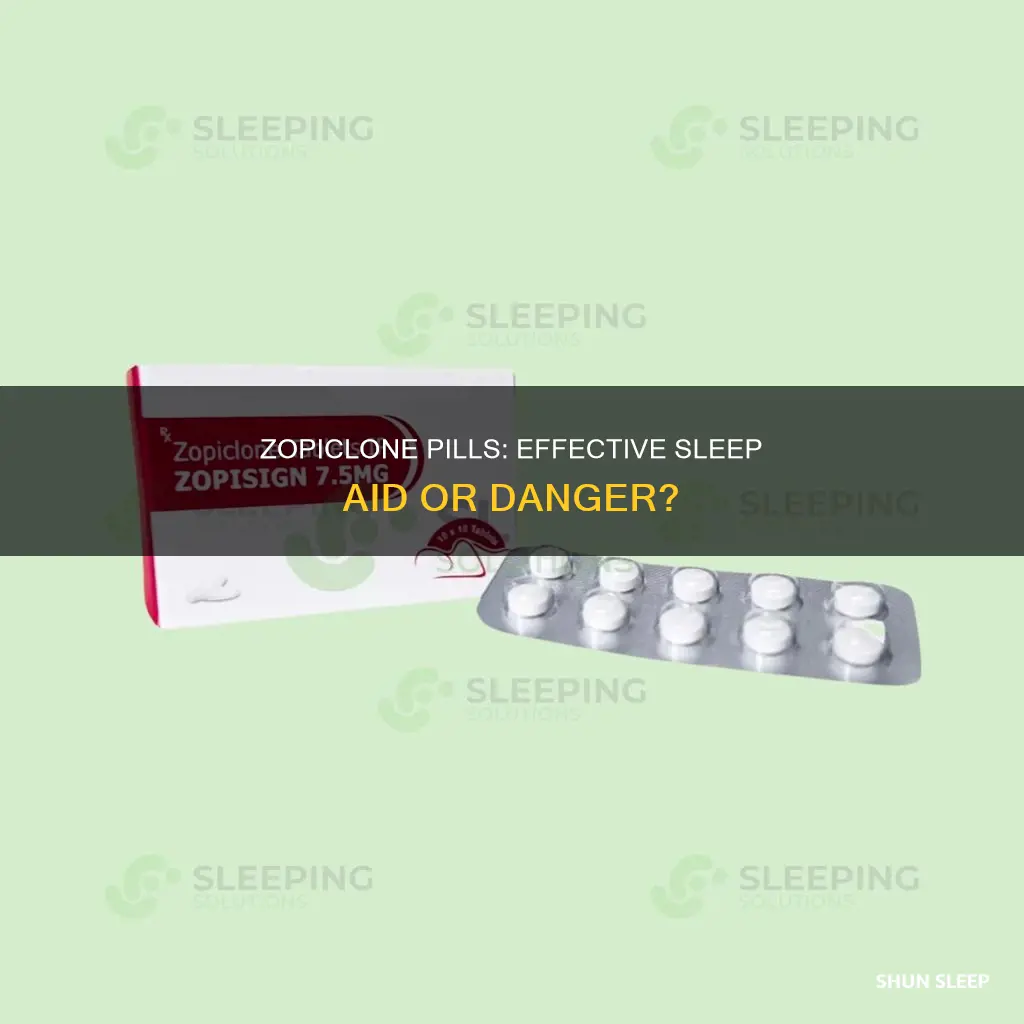 what are zopiclone sleeping pills